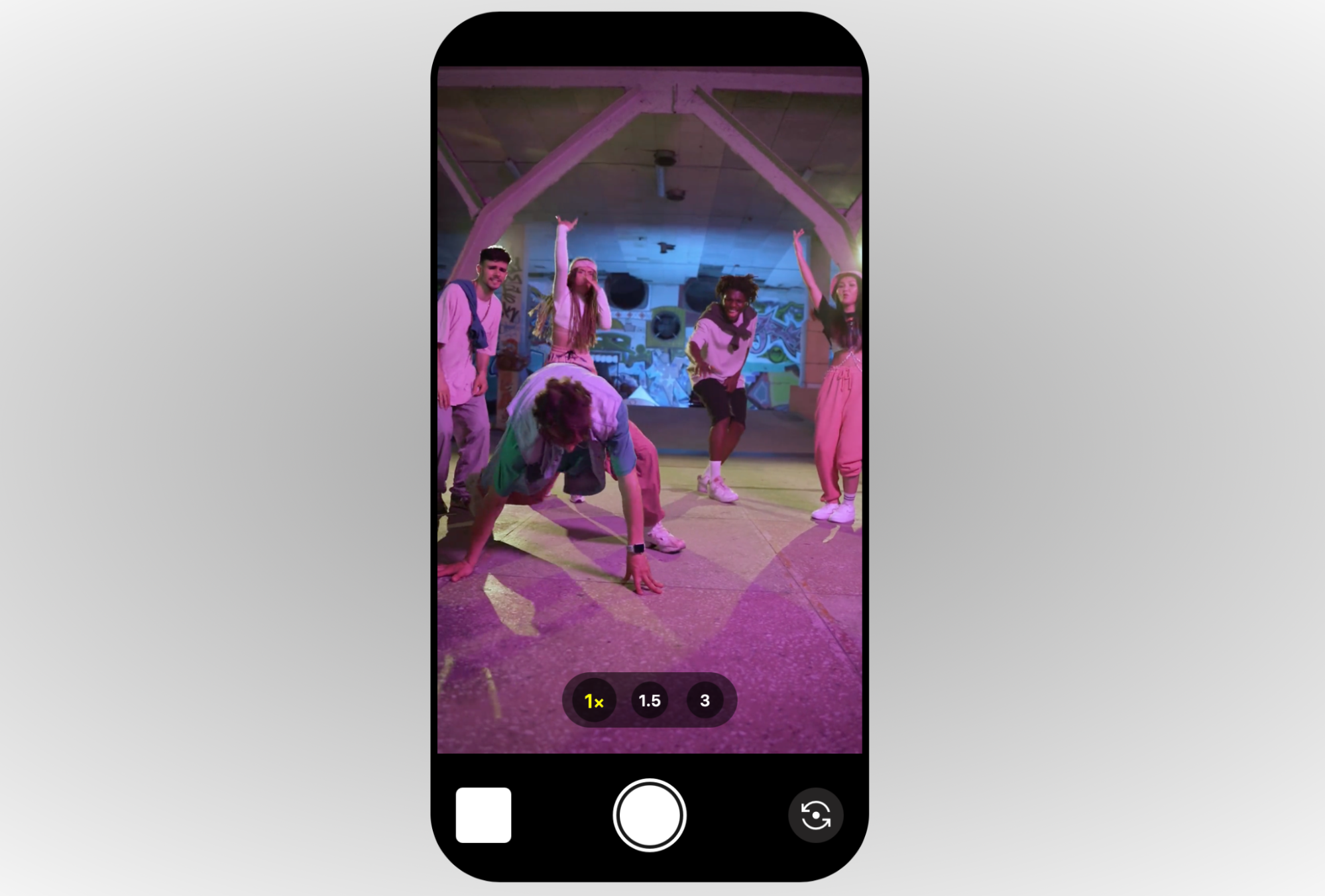 Проект: делаем интерактивный интерфейс камеры телефона