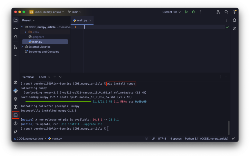 Библиотека NumPy в Python