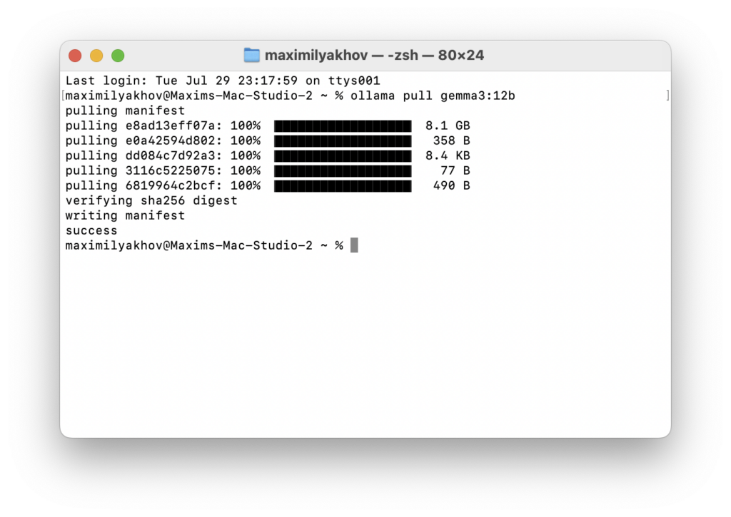 Как за 10 минут запустить нейронки локально на компьютере Apple