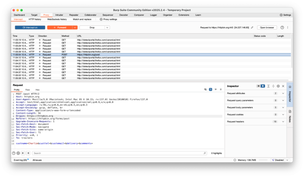 Пошаговое руководство по использованию Burp Suite