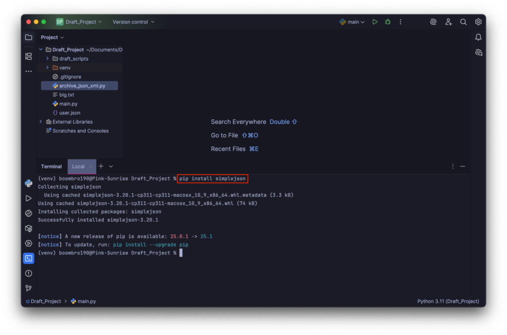 Работа с JSON и XML в Python