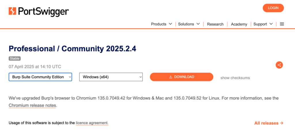 Burp Suite для тестирования безопасности веб-приложений