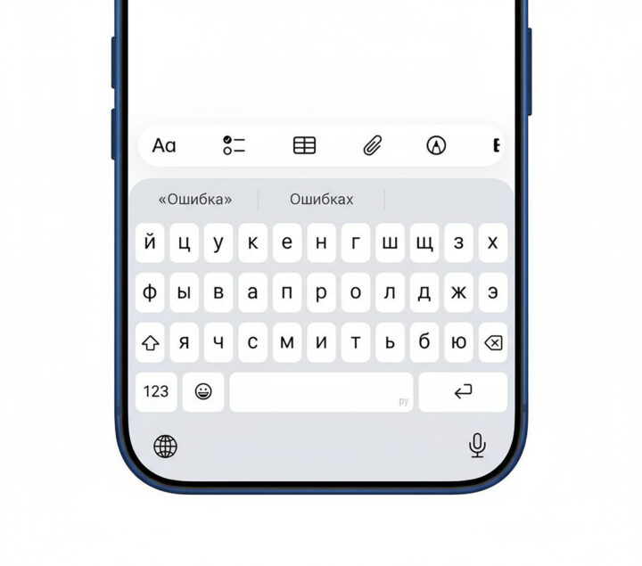 В последнем обновлении iOS 26 клавиатура живёт своей жизнью